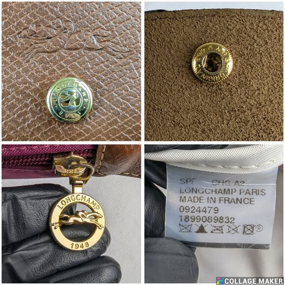 Longchamp Le Pliage Tote – Used Nylon Bag Purple , Classic Design, Ships Fast! - Picture 5 of 16